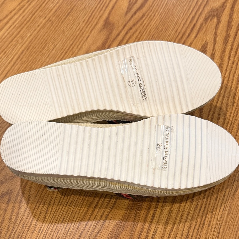 Ollio round toe slip on flats loafers espadrilles size 8.5 - new - Picture 8 of 10